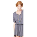 Bella + Canvas Women's Flowy V Neck Dress